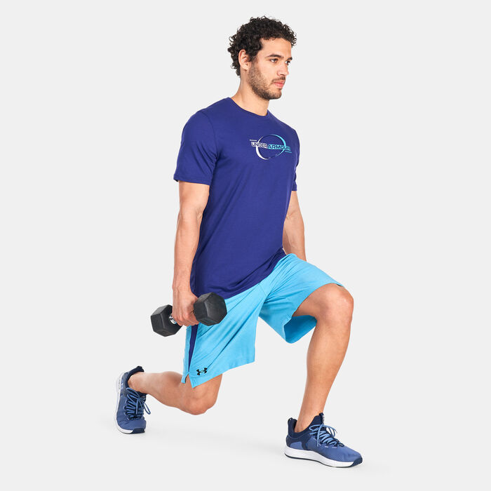 Under Armour Men's UA Tech™ Vent Shorts Blue image number 2