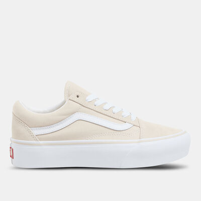 Vans Old Skool Platform Unisex Shoes Beige