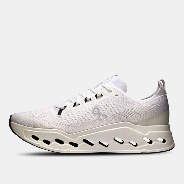 On Men's Cloudsurfer Max Running Shoes White image number 2