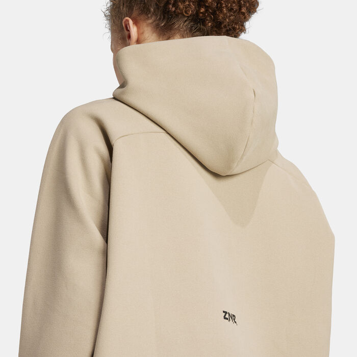 adidas Women's Z.N.E. Winterized Hoodie Green image number 4