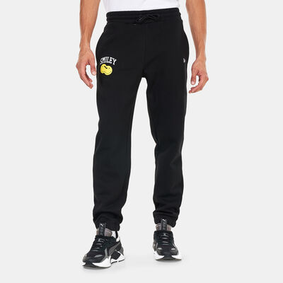 New Era Men's Smiley Double Logo Joggers Black