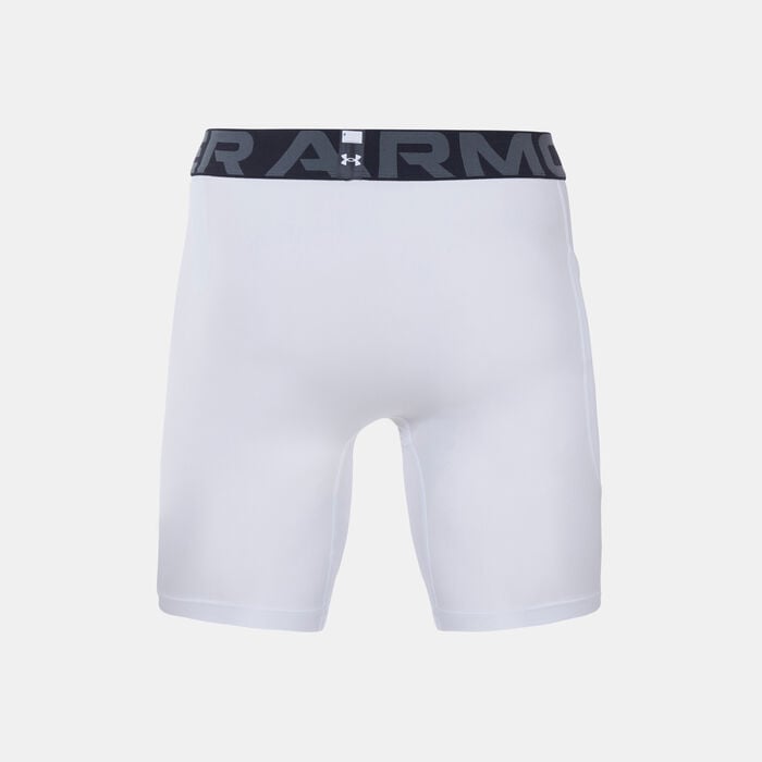 Buy Under Armour Men's HeatGear® Armour Compression Shorts White in ...