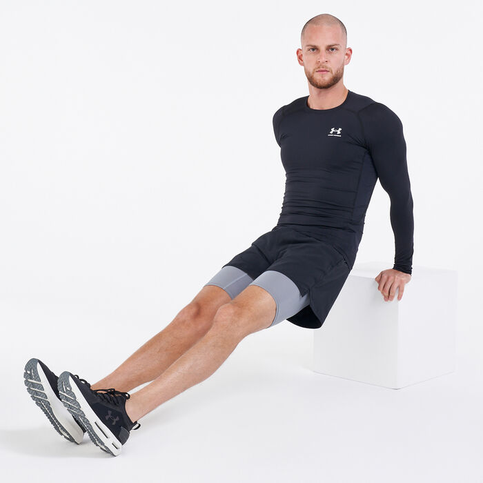 Under Armour Men's HeatGear Armour Training Top Black image number 2