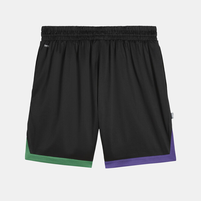 PUMA Men's Hoopaverse Mesh Shorts Black image number 1