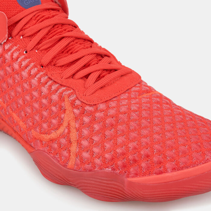 Nike Men's React Gato Indoor Court Football Shoe Red image number 4