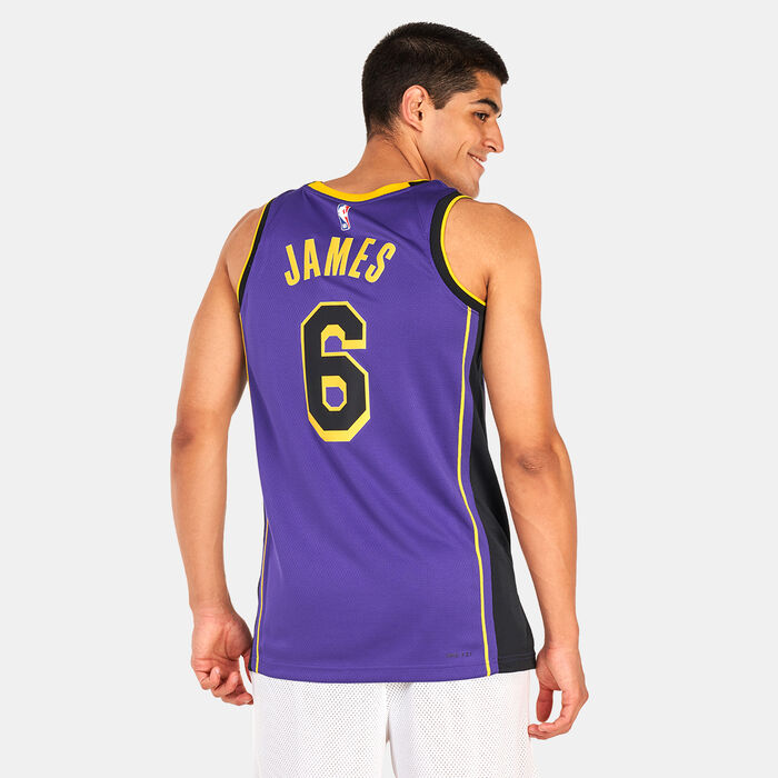Los Angeles Lakers Statement Edition Men's Jordan Dri-FIT NBA Swingman  Jersey