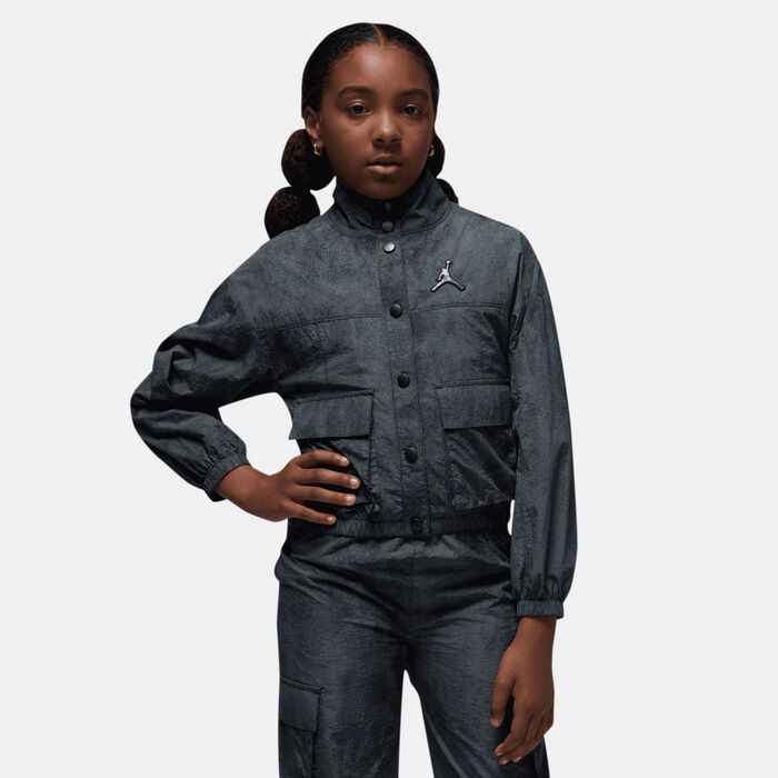 Jordan Kids' Jeans And Bling Logo Jacket Black image number 0