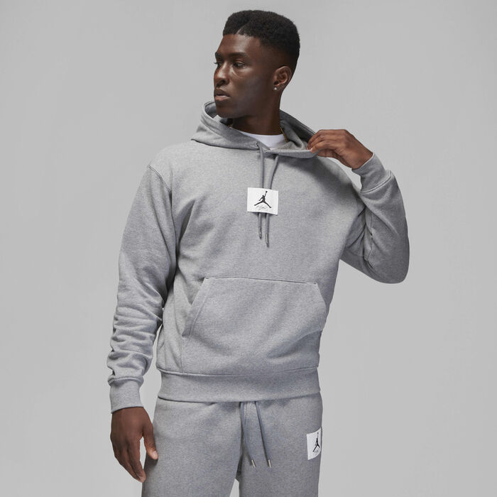 Jordan Men's Flight Fleece Pullover Hoodie Grey image number 0