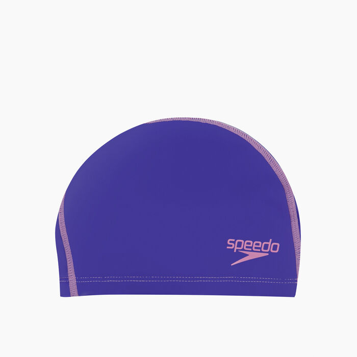 Speedo Kids' Long Hair Pace Swimming Cap Purple image number 0