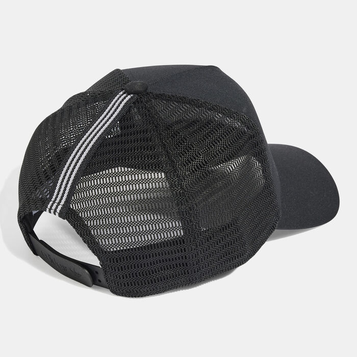 adidas Adicolor Classic Curved Trucker Cap Black image number 1