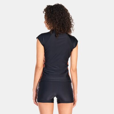 COEGA Women's Printed Rashguard Black