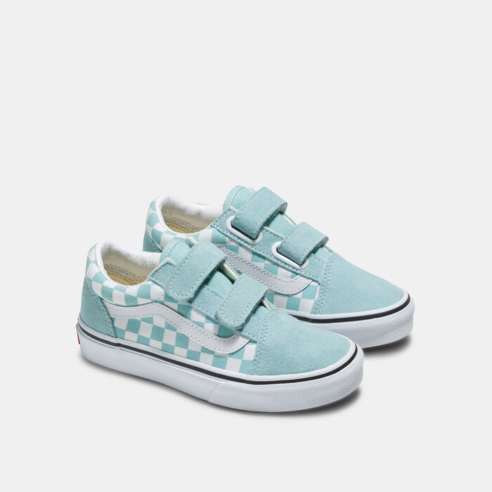 Vans Kids’ Color Theory Old Skool V Shoes Blue image number 1