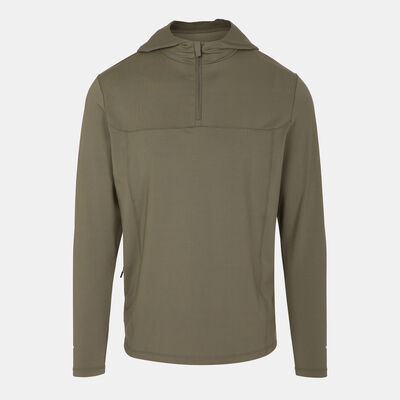 Sun and Sand Sports Men's Quarter Zip Hoodie Green