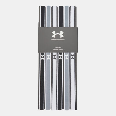 Under Armour Women's Mini Headband (6 Pack) Black