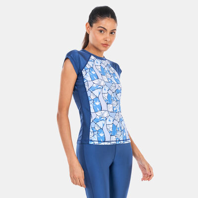 COEGA Women's Rashguard Blue