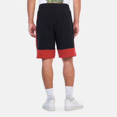 New Era Men's NBA Chicago Bulls Colourblock Shorts Black