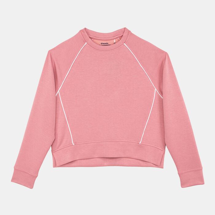 Sun and Sand Sports Kids' Classic Sweatshirt Pink image number 0