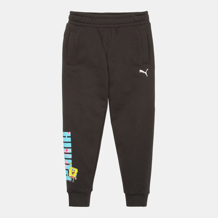 PUMA Kids' x SPONGEBOB Sweatpants Black image number 0