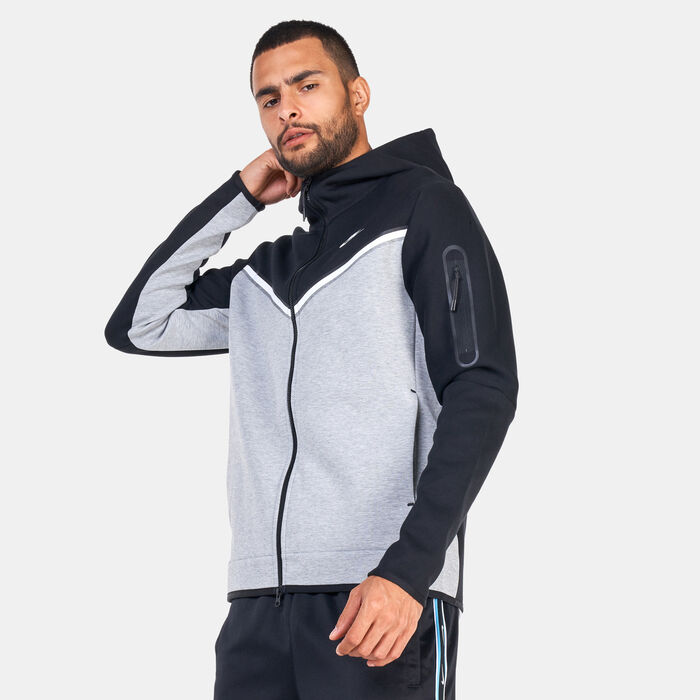 Buy Nike Men's Sportswear Tech Fleece Full-Zip Hoodie Black in Dubai ...