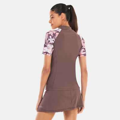 COEGA Women's Printed Rashguard Pink