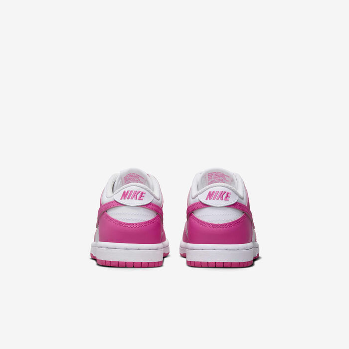 Nike Kids' Dunk Low Shoes Pink image number 5
