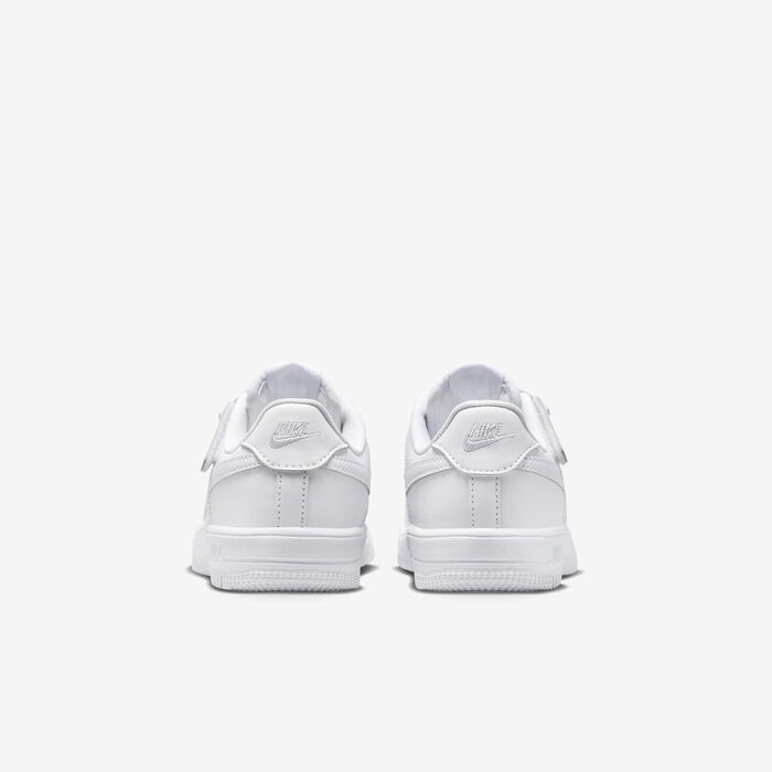 Nike Kids' Force 1 Low EasyOn Shoes White image number 5