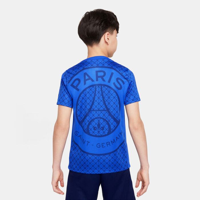Nike Kids' Paris Saint-Germain Academy Pro Football Top Blue image number 1