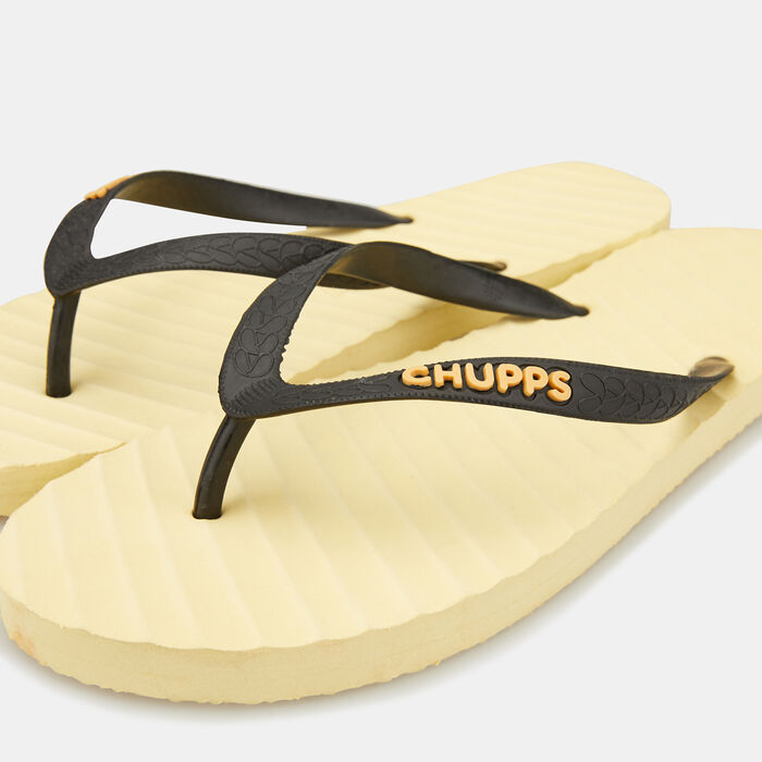 Chupps Men's Banana Leaf Flip Flops Black image number 2
