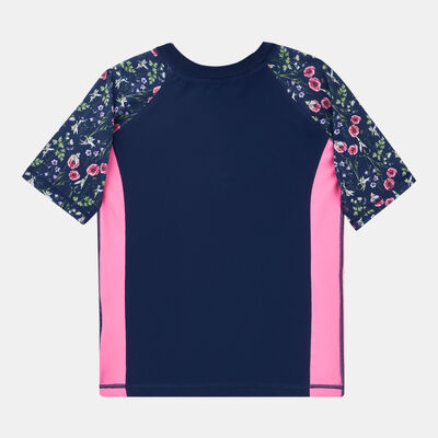 COEGA Kids' 1/4-Zip Swimming Rashguard Blue