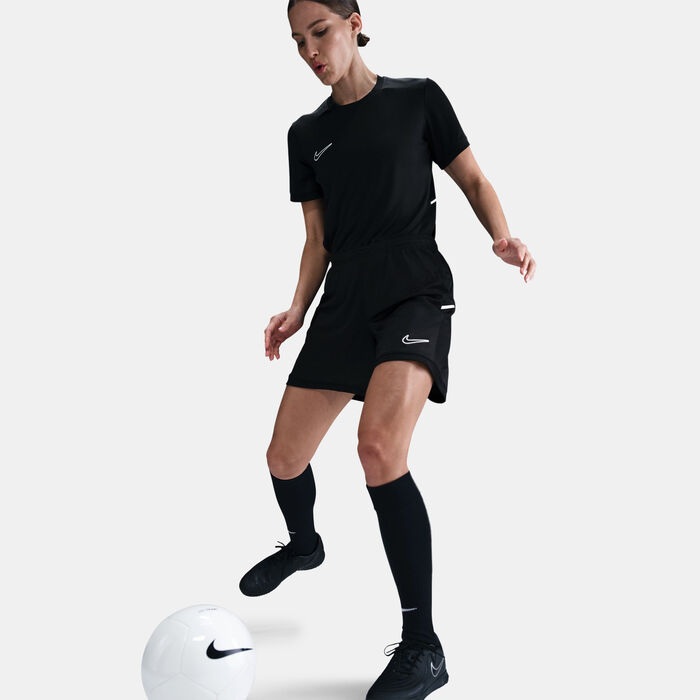 Nike Women's Academy Dri-FIT Soccer Shorts Black image number 5