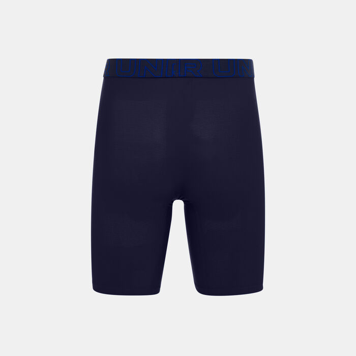 Under Armour Men's Performance Tech Mesh Boxerjock Boxers (3 Pack) Blue image number 1