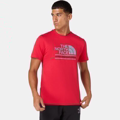 The North Face Men's Foundation Coordinates Graphic T-Shirt Red
