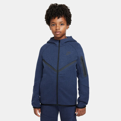 Nike Kids' Sportswear Tech Fleece Full-Zip Hoodie Blue