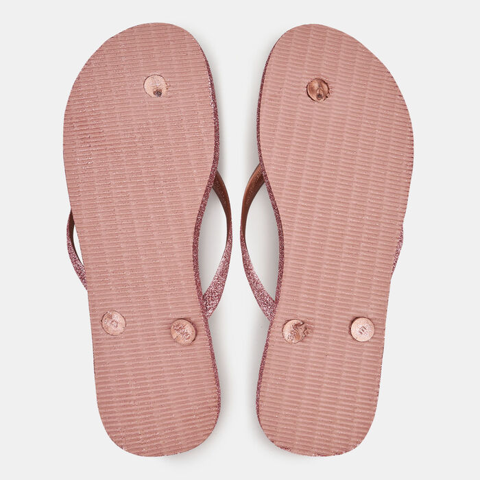 Havaianas Women's Slim Sparkle II Flip Flops Pink image number 1