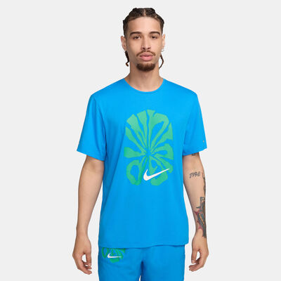 Nike Men's Rise 365 Run Energy Dri-FIT Running Top Blue
