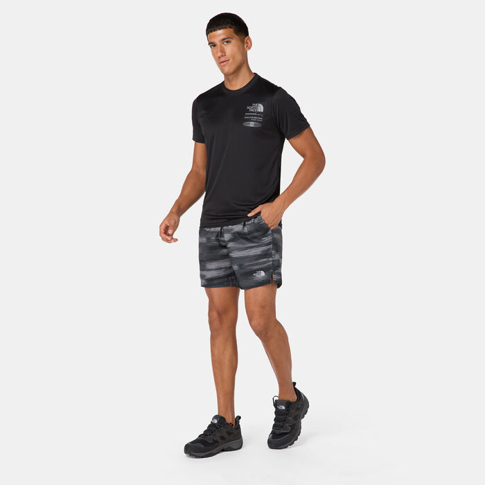 The North Face Men's 24/7 Printed Shorts Black image number 2
