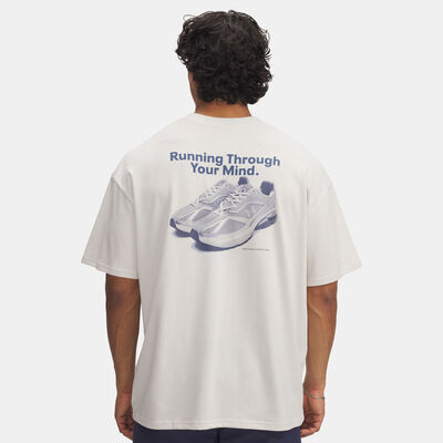 Under Armour Men's Running Shoe Heavyweight T-Shirt White