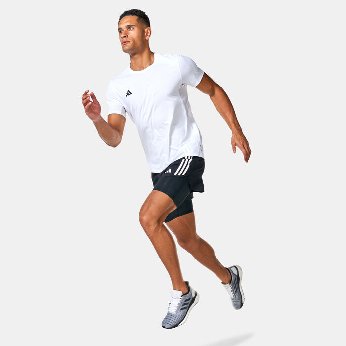 adidas Men's Adizero Essentials Running T-Shirt White image number 2