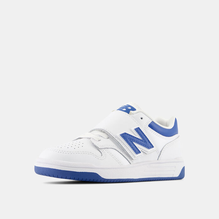 New Balance Kids' BB480 Velcro Shoes White image number 6