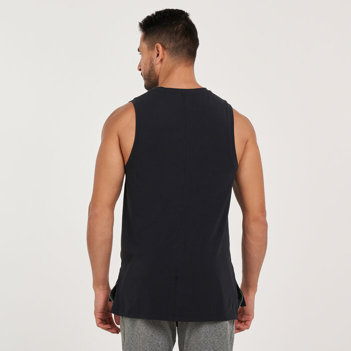 Nike Men's Dri-FIT Yoga Tank Top Black image number 1