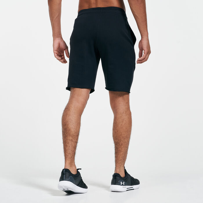 Buy Under Armour Men's Project Rock Terry Shorts Black in Dubai, UAE -SSS