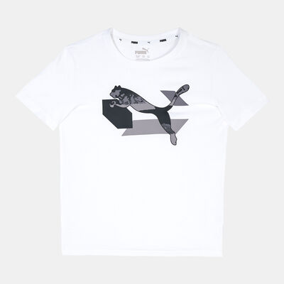 PUMA Kids' Alpha Graphic T-Shirt White
