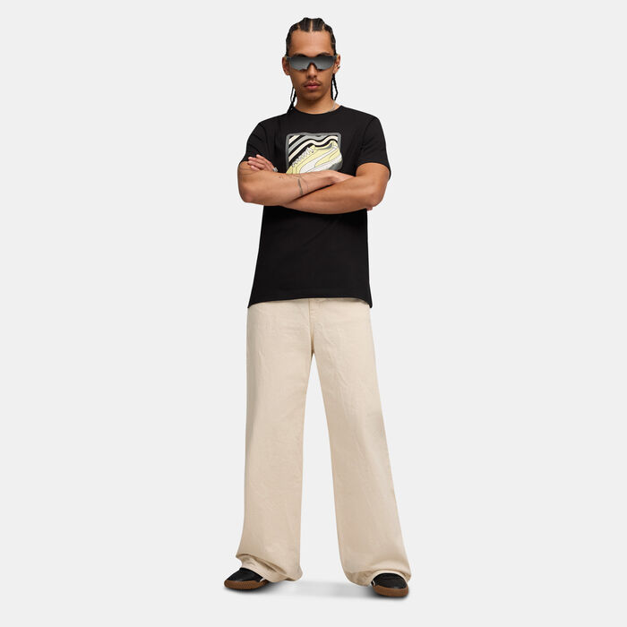 PUMA Men's Graphic Sneaker T-Shirt Black image number 2