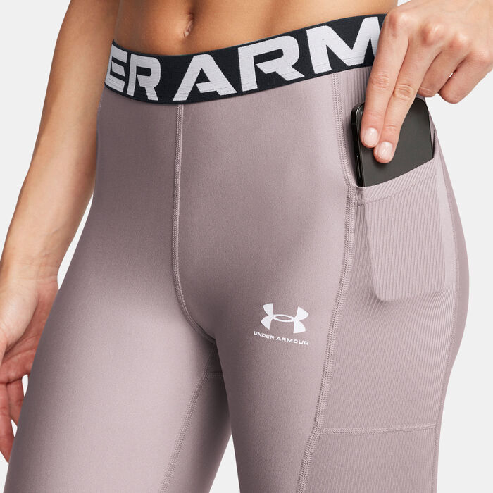 Under Armour Women's HeatGear Training Leggings Grey image number 3
