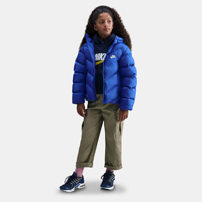 Nike Kids' Sportswear All Day Play Therma-FIT Puffer Jacket Blue image number 2