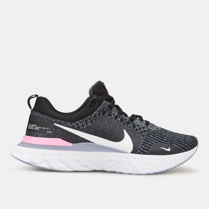 Nike Men's React Infinity 3 Road Running Shoe Black image number 0