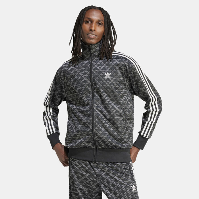 adidas Originals Men's Firebird Classic Mono Track Top Black image number 0