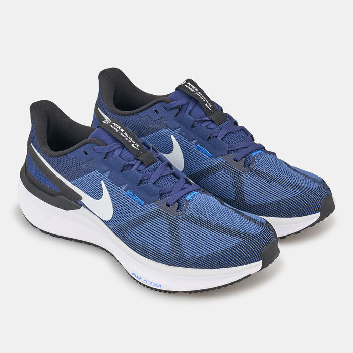 Nike Men's Structure 25 Road Running Shoes Blue image number 1