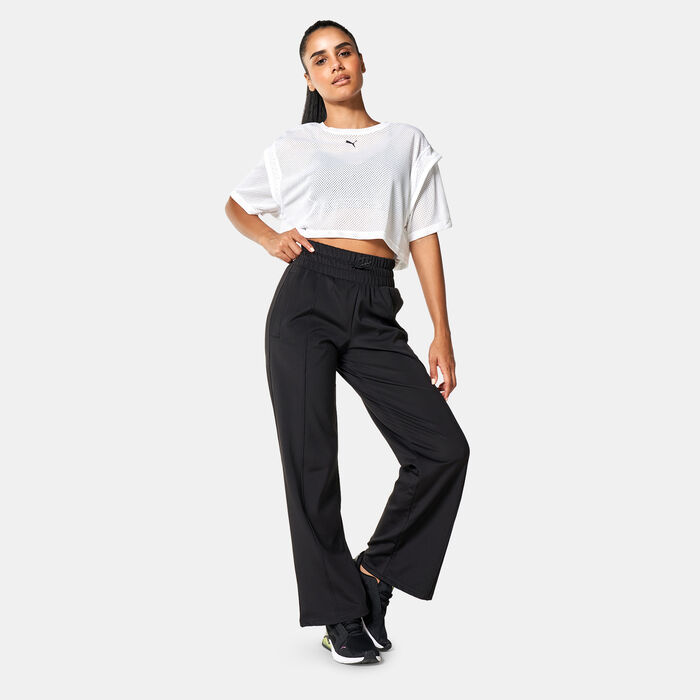 PUMA Women's Fit Move Training Crop Top White image number 2