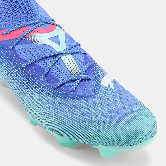 PUMA Men's FUTURE 7 ULTIMATE Firm Ground/Artificial Ground Football Shoes White image number 4